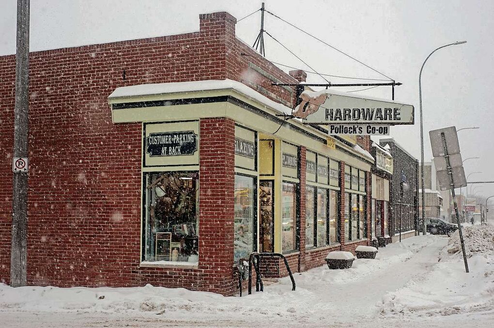PHOTO BY CODY SELLAR  Pollock's Hardware Co-op is celebrating its Main Street store's 100-year anniversary.